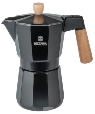 Гейзерна кавоварка Vinzer Latte Nero VZ-89382 300 мл VZ-89382 фото